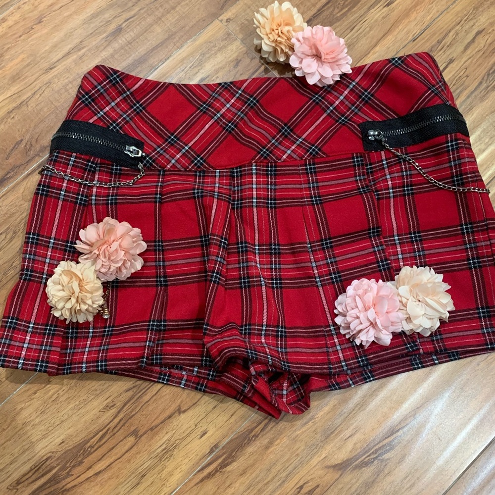 Plaid Skort (Skirt/Short)